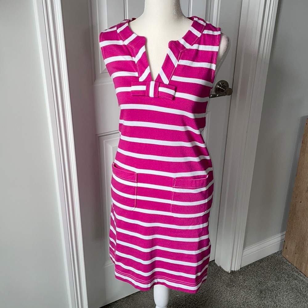 Kate Spade pink stripe mini dress